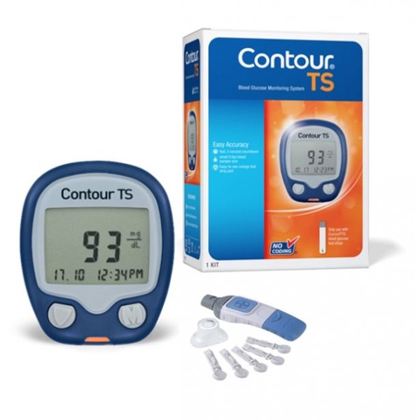 ✅ CONTOUR TS - Máy thử đường huyết Contour TS, bút lấy máu Contour Next, Kim lấy máu Contour Next (Chính hãng - Đức)