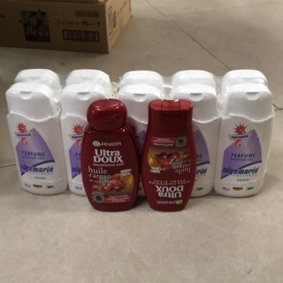 Compo 10 chai cá ngựa vuông và 1 cặp gội xả Garnier cho tóc nhuộm