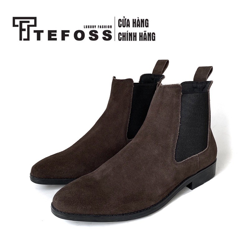 Giày chelsea boot da bò thật TEFOSS HT350 size 38-43