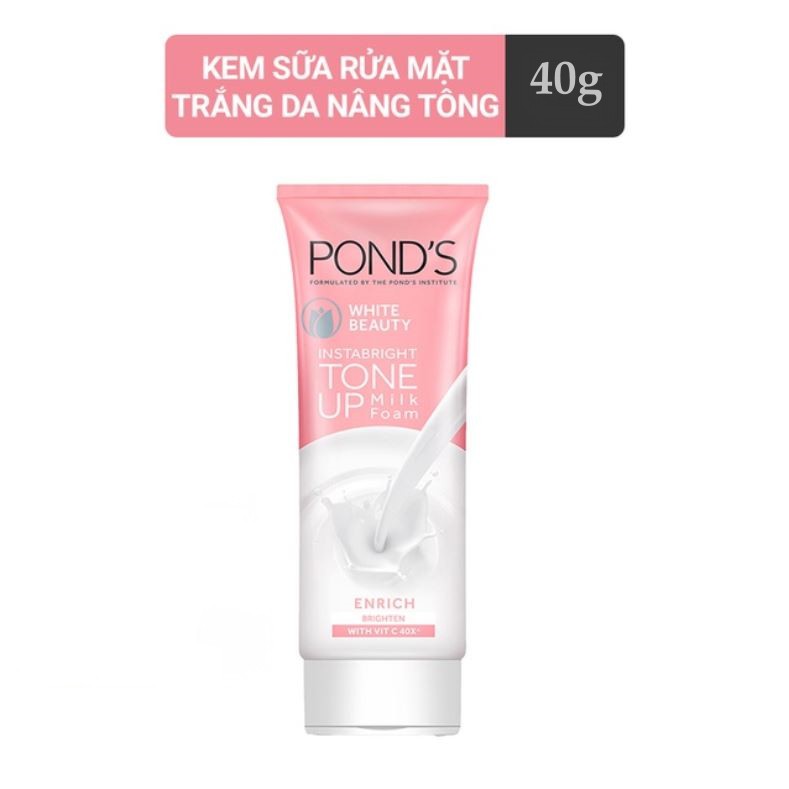 Kem sữa rửa mặt dưỡng trắng nâng tông Pond's White Beauty 40g | BigBuy360 - bigbuy360.vn