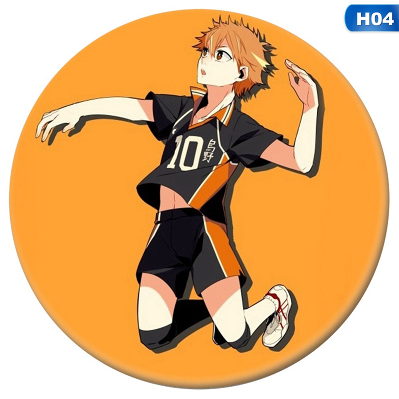 1 Huy Hiệu Hình Nhân Vật Anime Haikyuu Hinata Shoyo