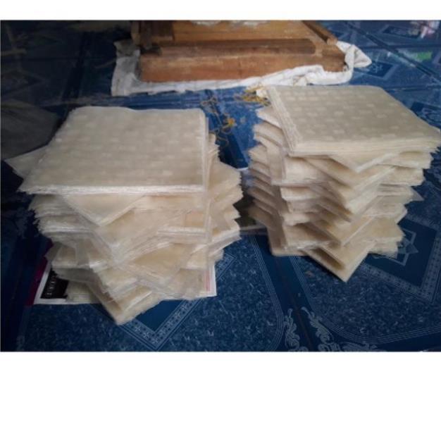 1kg bánh tráng vuông trắng cuộn thịt 42k