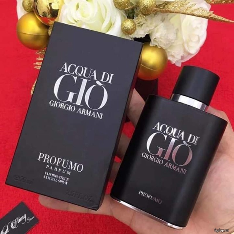 Nước hoa nam AQUA DI GIÒ Đen, nhẹ nhàng, tươi mát nam tính - 100ml | Thế Giới Skin Care