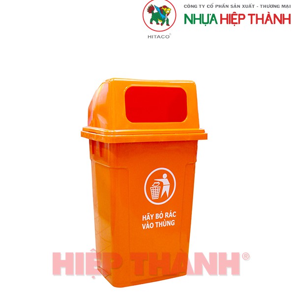 THÙNG RÁC CÔNG NGHIỆP NHỰA HIỆP THÀNH 90 LÍT NẮP HỞ - GIAO NHANH 1H liên hệ shop