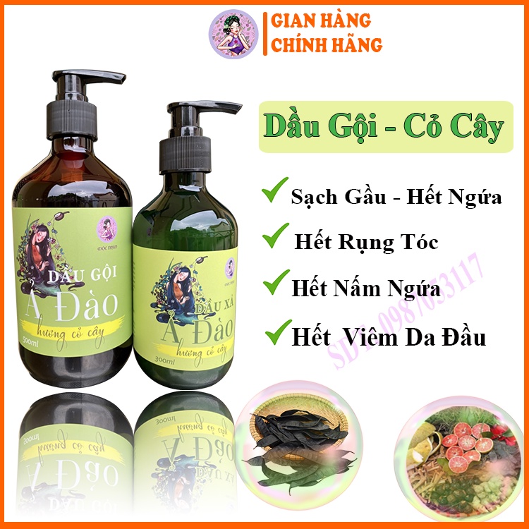 Mộc Nhan Natural Dầu Gội Thảo Dược Cỏ Cây, Mộc Nhan Natural Dầu Xả Hoa Lá, Tiemxuongrong, Mộc Nhan