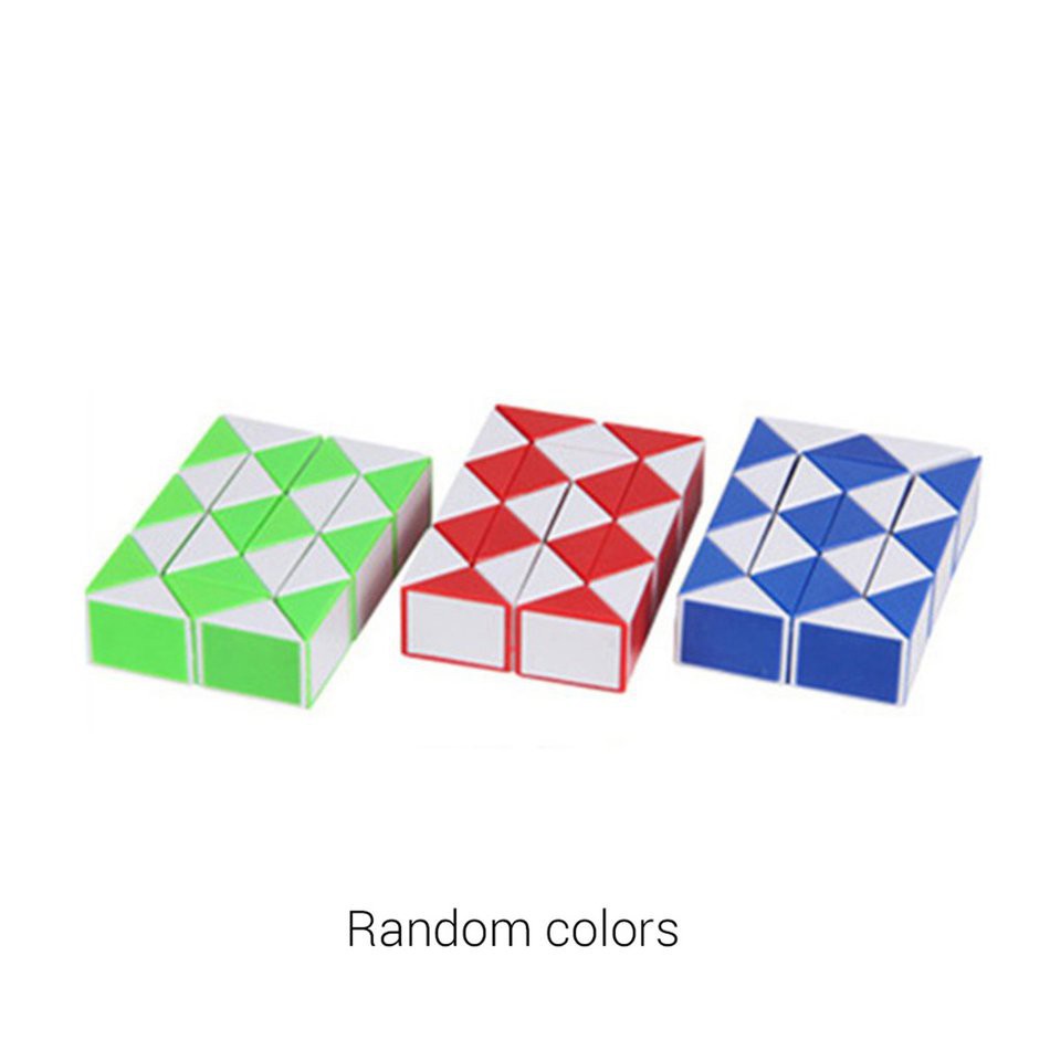 Đồ Chơi Khối Rubik Ma Thuật 24 Nấc Màu Ngẫu Nhiên Cho Bé Màu Sắc