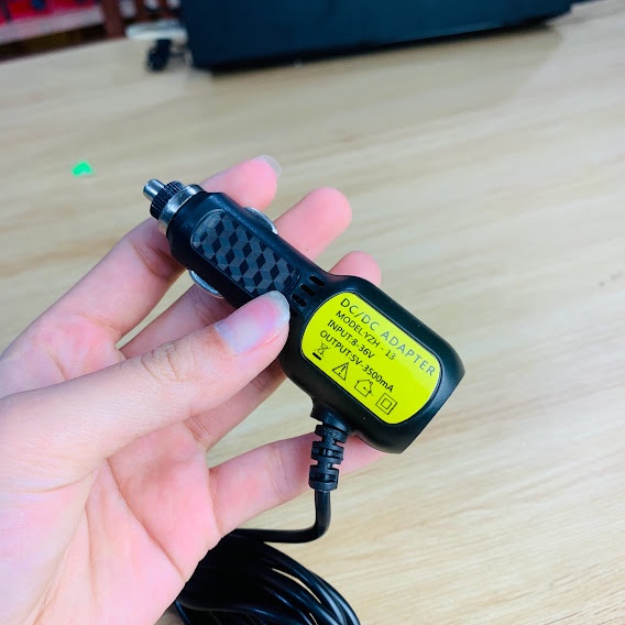 Tẩu Nguồn Camera Hành Trình 5V 3.5A 3.5M Kèm 2 Cổng Sạc USB | Đại Việt Auto