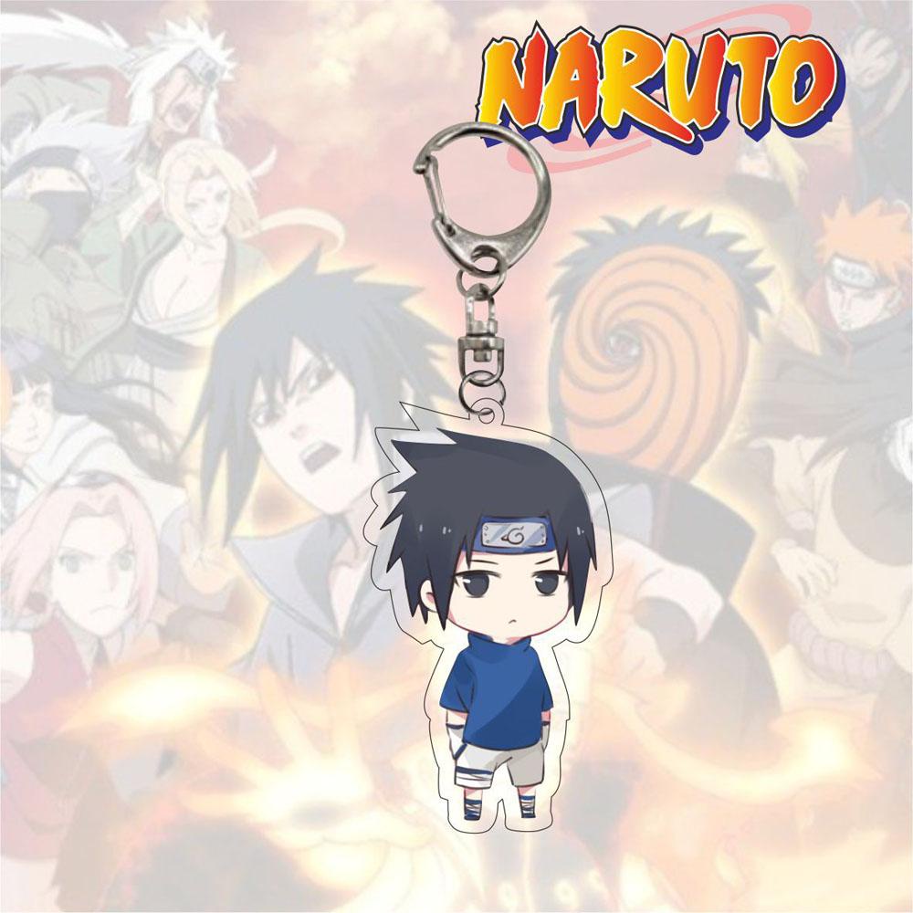 Móc Chìa Khóa Bằng Acrylic Hình Nhân Vật Anime Naruto Cho Trẻ Em