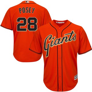 Mens San Francisco Giants 28 Buster Posey Baseball Jersey