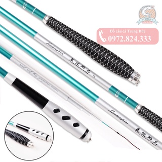 Cần câu tay, đơn, đài carbon 3H Lamborghini siêu nhẹ, siêu cứng chính hãng giá rẻ