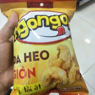Combo3 gói Da heo giòn vị tỏi ớt 20g Vissan