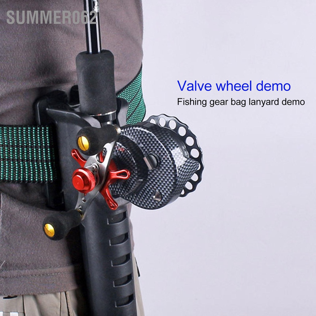 Summer062 Đai giữ cần câu cá Có thể điều chỉnh Khả năng tương thích cao Di động ngoài trời Giá đỡ ở thắt lưng