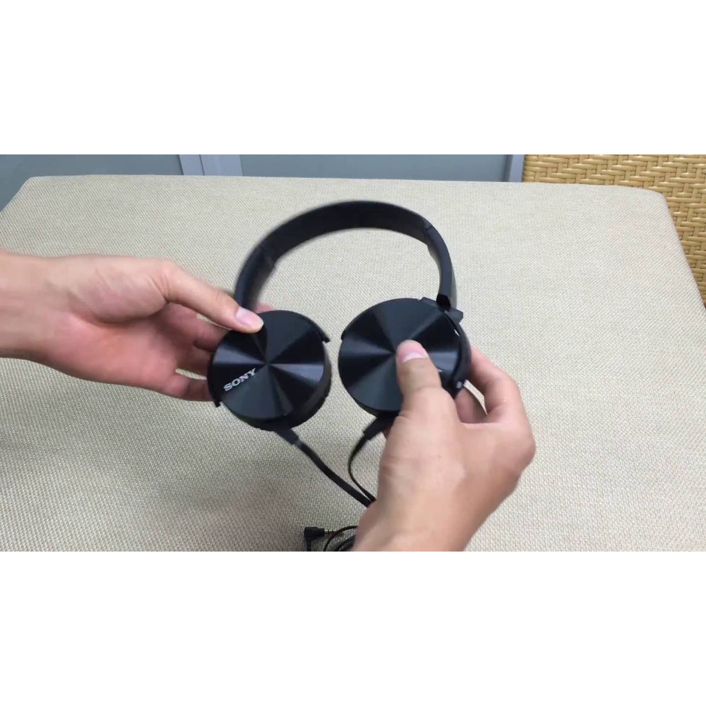 Tai nghe chụp tai Sony XB450AP-Dùng cho máy tính-Điện thoại- Extra bass - Chống ồn