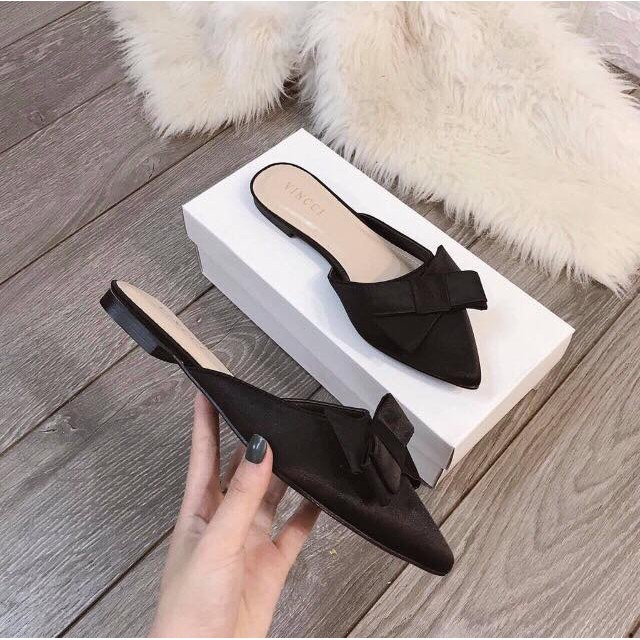 SU1_Dép sục nơ lụa siêu xinh
