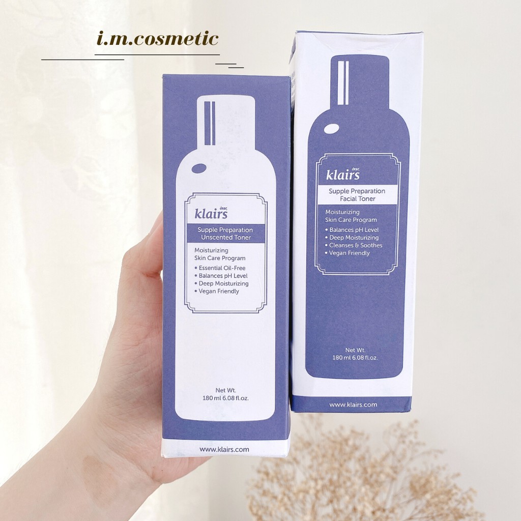 Nước hoa hồng Dear Klairs Supple Preparation toner 180ml
