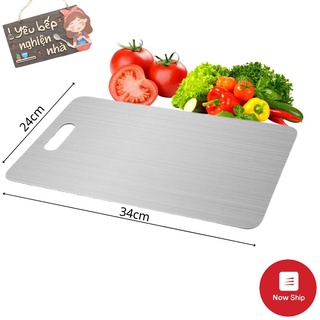 Thớt inox kháng khuẩn vệ sinh dễ dàng - Thớt inox 304 cao cấp kháng khuẩn chống ẩm mốc