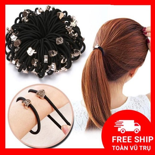 Dây chun buộc tóc COMBO 5 Sợithun cột tóc cho bạn nữ đẹp nhiều hình Hàn Quốc scrunchies