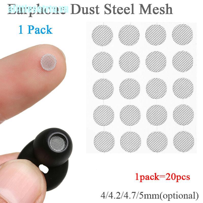 Set 20 màng lưới lọc chống bụi cho tai nghe 4mm 4.2mm 4.7mm 5mm