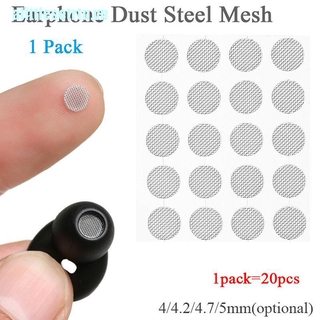 Set 20 màng lưới lọc chống bụi cho tai nghe 4mm 4.2mm 4.7mm 5mm