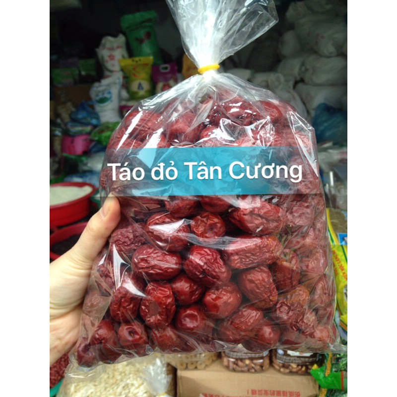 Táo đỏ Tân Cương (loại 1) chữa mất ngủ, gia vị nồi lẩu, gà tần (gói 1 kg)