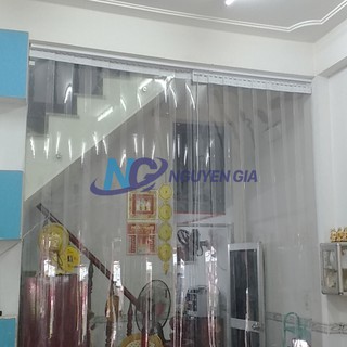 Rèm Nhựa Cao 2,4m PVC Chắn Bụi, Cách Nhiệt Điều Hòa Cho Cửa.