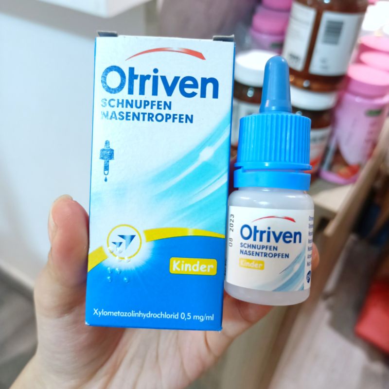Nhỏ mũi Otriven của Đức 0.05% cho bé từ 2-6 tuổi Date 2023