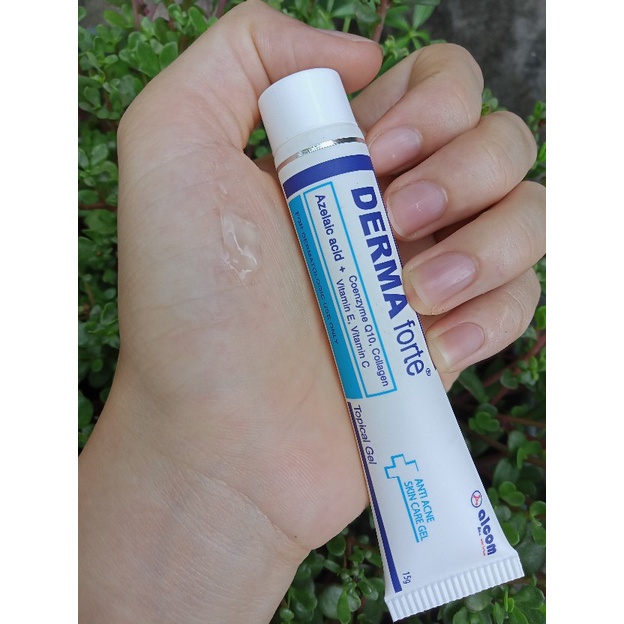 Derma Forte Gel Bản Thường &amp; Bản Advance - Kem Giảm Mụn Ngừa Thâm Trứng Cá, Mụn Ẩn, Mụn Đầu Đen 15g - Hàng Chính Hãng