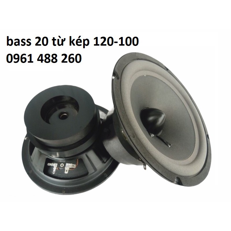 Loa bass 20 chóp nhọn từ kép 120-100 coil 38 chất âm hay-loa karaoke