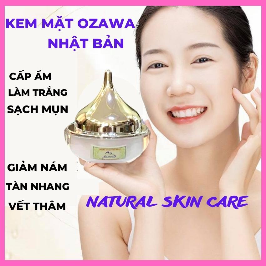 Kem Mặt Giảm Nám Trắng Da Sạch Mụn OZAWA Japan cấp ẩm tức thì làm mềm mịn da bổ sung nước và khoáng chất shop bomby