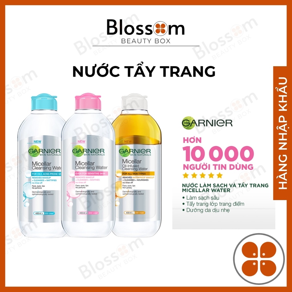 400ML Nước tẩy trang Garnier chính hãng - Hàng nhập khẩu