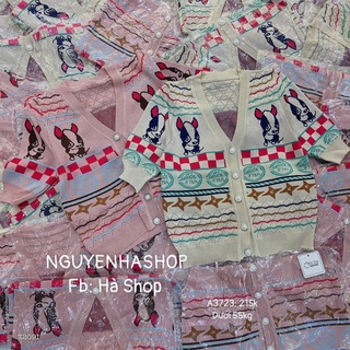 ÁO KHOÁC LEN CARDIGAN HOẠ TIẾT