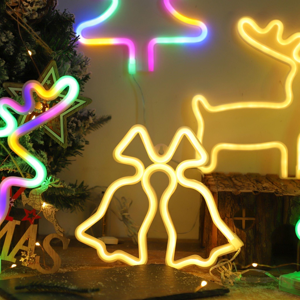 1 Đèn Neon Trang Trí Giáng Sinh