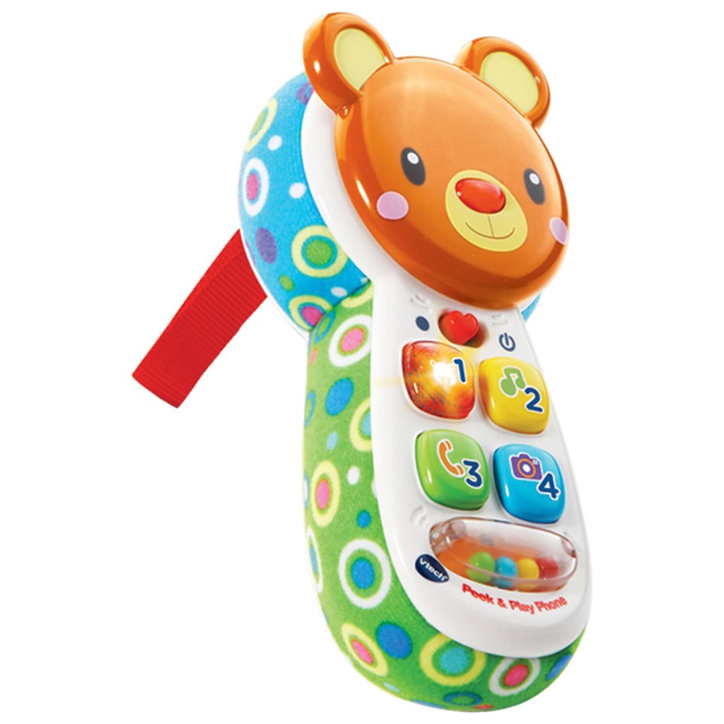 Đồ Chơi Trẻ Em Vtech - 80-502703 Play Phone - Điện Thoại Gấu (Xanh)