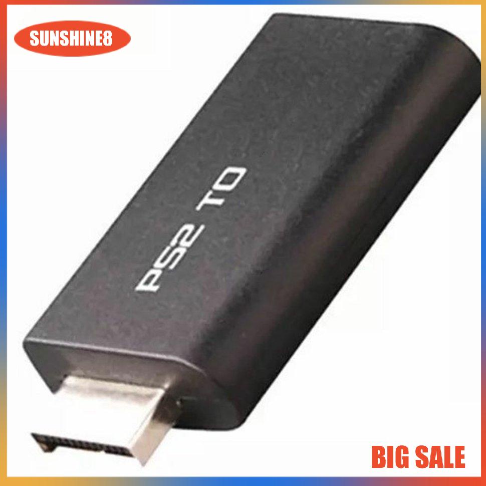 【SUN】Ps2 HDMIl tương thích Adapter Sturdy Stable PS2 sang HDMI-compatible Converter