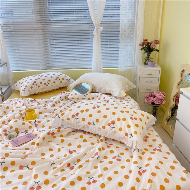 Set Chăn Ga Đũi Trần Bông Cao Cấp Mềm Mát 9 Mẫu Cực Xinh (Shinbedding_decor)