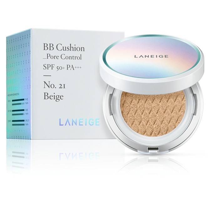 Phấn Nước Dưỡng Trắng Laneige BB Cushion Whitening SPF50+ PA+++ No.21 Natural Beige