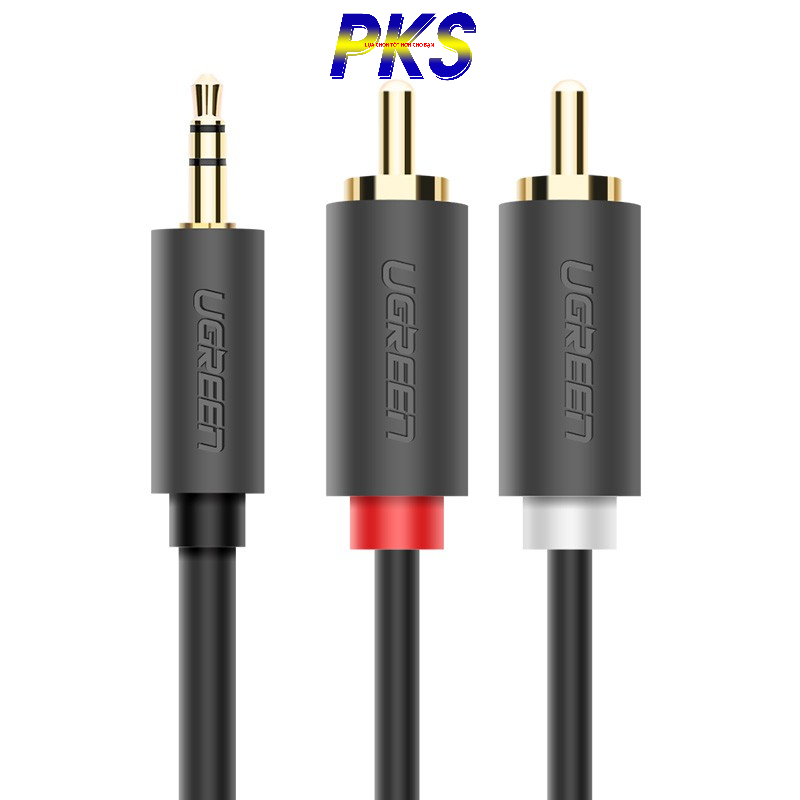 Cáp Audio 1 ra 2 dài 1M chính hãng Ugreen 10772 - Ugreen 10772