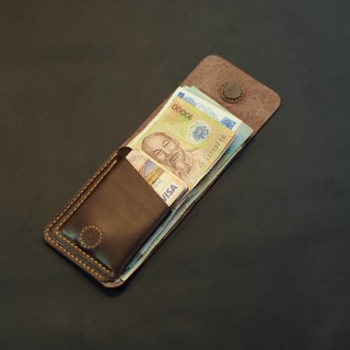Ví nam da bò mini handmade