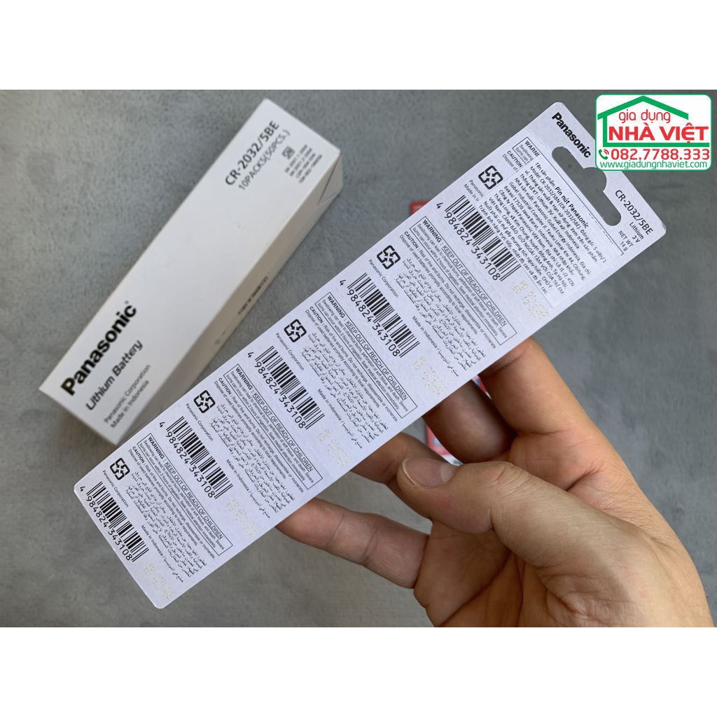 Pin cúc áo Panasonic Lithium CR2032