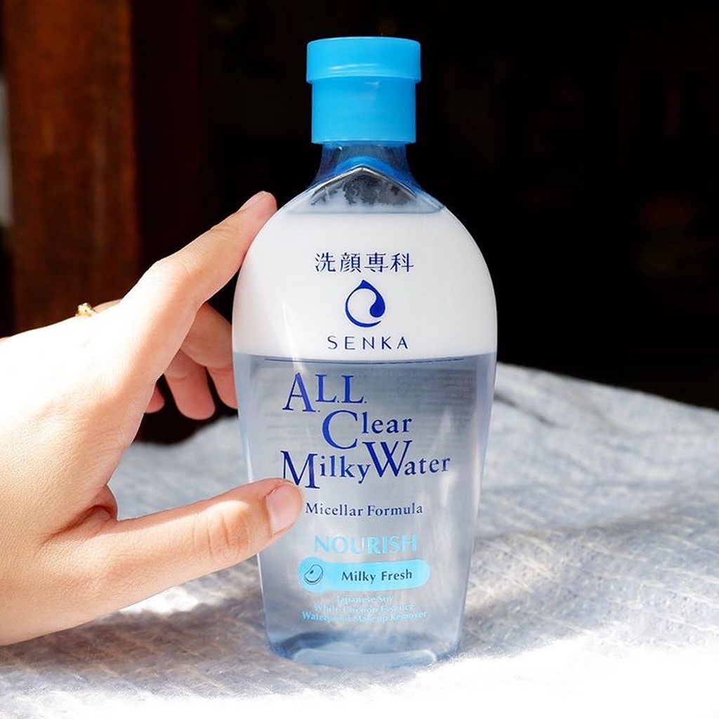 Nước Sữa Tẩy Trang Senka 2 Lớp All Clear Milky Water