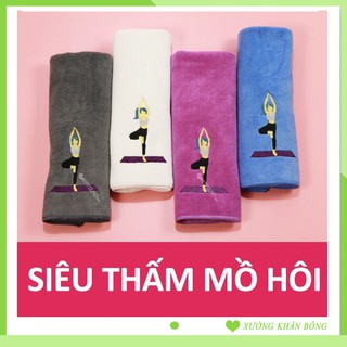Khăn tập yoga cao cấp xuất khẩu kích thước 35x75 cm