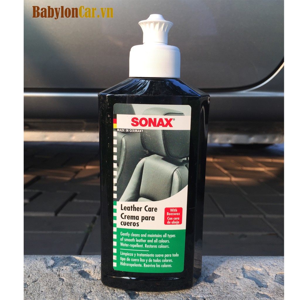 Gel bảo dưỡng chăm sóc ghế da Ôtô SONAX Leather Care Lotion