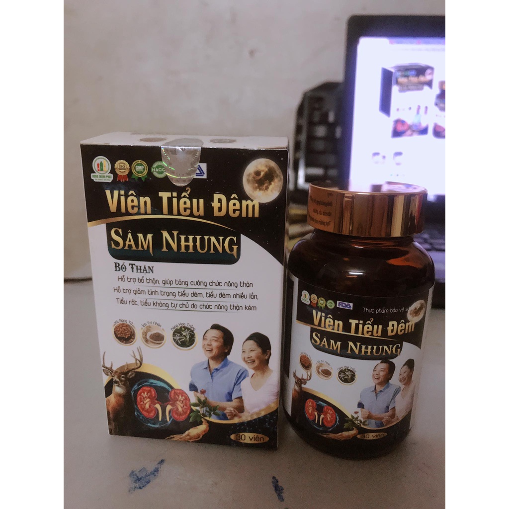 Viên Tiểu Đêm Sâm Nhung Bổ Thận,Giúp Bổ Thận, Giảm Tiểu Đêm, Tiểu Rắt, Tiểu Không Tự Chủ ( hộp 30 viên )