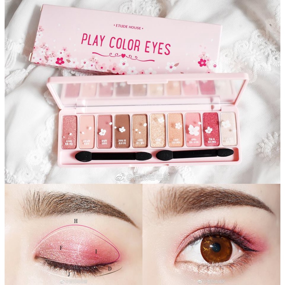 Phấn Mắt Etude House Play Color Eyes Cherry Blossom (90g)