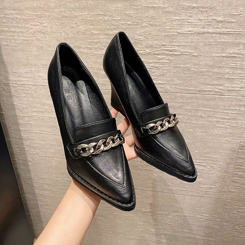 Giày đế xuồng cao cấp gót cao 8cm đủ size 34/40   210222