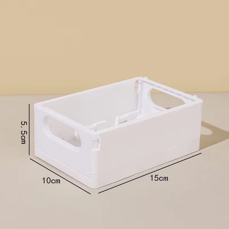 Giỏ Đựng Đồ Đa Năng, Hộp Đựng Đồ Để Bàn Mỹ Phẩm, Phụ Kiện Có Thể Xếp Gọn