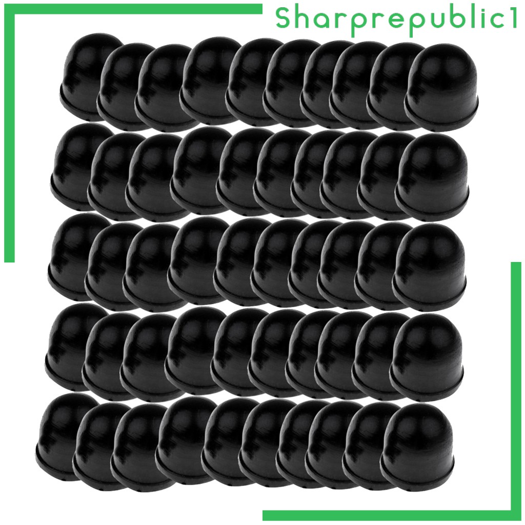 [shpre1] 50 Pack Skateboard Bushings Washers Pivot Cups Longboard Rebuild Spacers