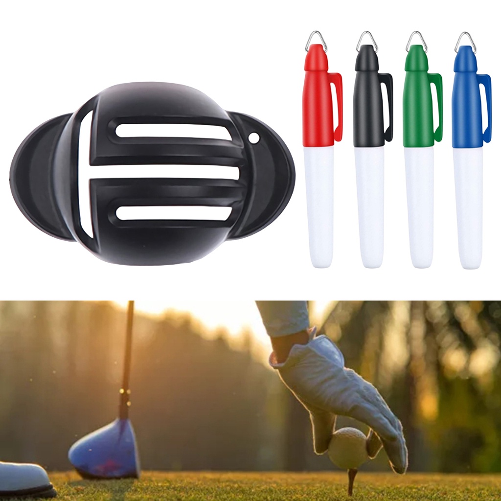 Bộ Bút Đánh Dấu Vị Trí Bóng Golf Kèm 4 Bút