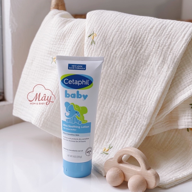 [Hàng Mỹ bay AIR]Bộ tắm gội và dưỡng ẩm Cetaphil dịu nhẹ cho bé từ sơ sinh