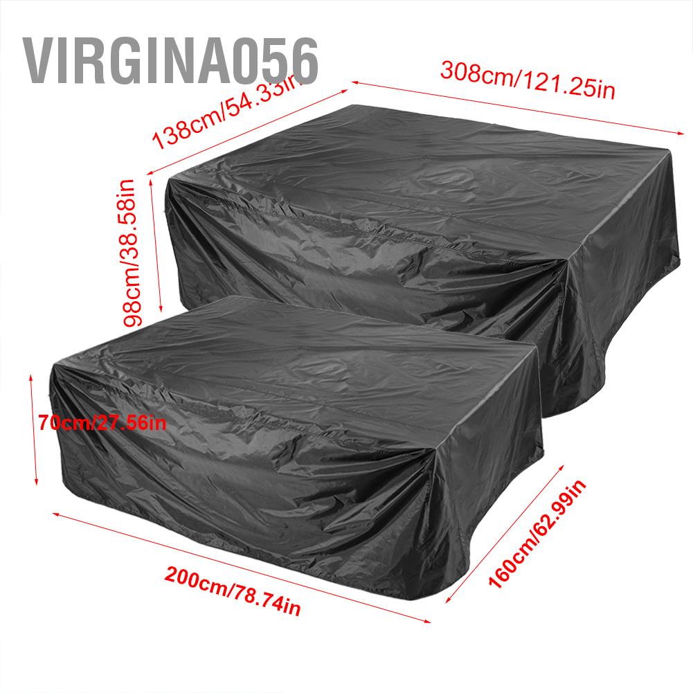 Virgina056 Waterproof Furniture Sofa Cover Protection Garden Patio Outdoor